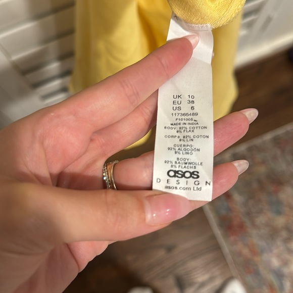 ASOS Linen midi summer dress - Picture 4 of 5